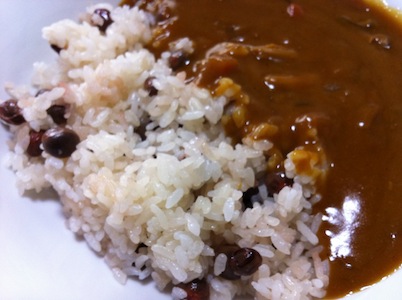ツタンカーメンの豆ご飯。