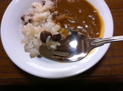 ツタンカーメンの豆ご飯。