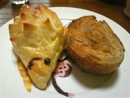 くっついた、のパン。