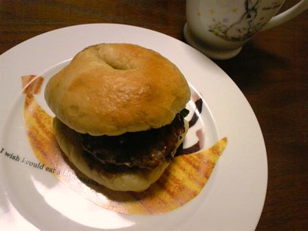 ベーグルバーガー