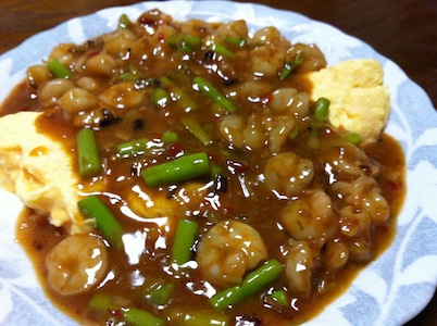 エビチリオムレツ。