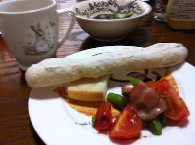 フィセルのある朝食。