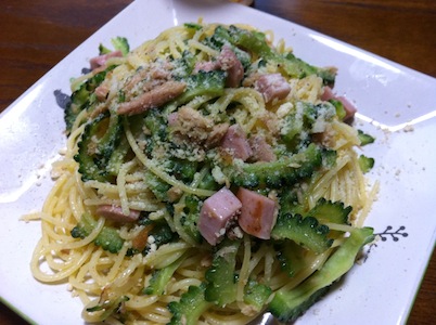 あるものパスタ。夏が終わる編。