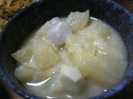 白い夕食
