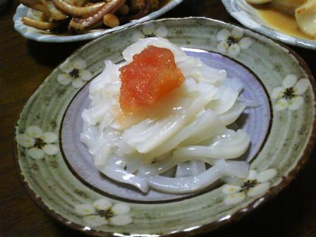 イカした夕食。