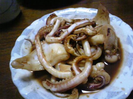 イカした夕食。