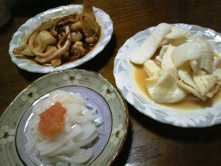 イカした夕食。