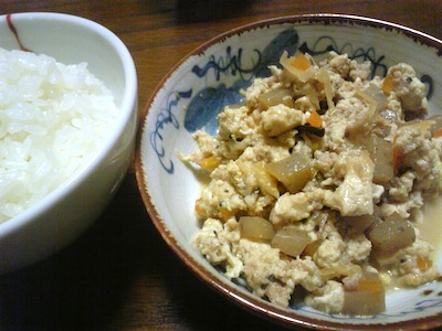 滋味な煮物。