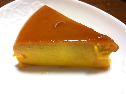 かぼちゃプリンができました。
