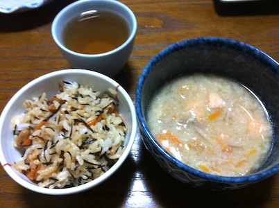九月のかす汁。