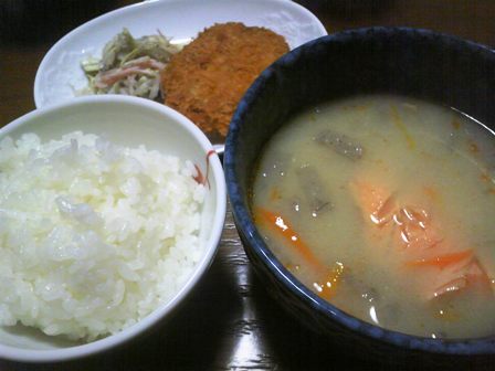 やっぱりかす汁を作ってしまいました。