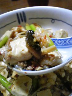 きのこ入りマーボー豆腐