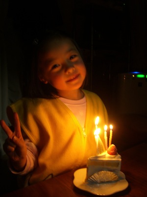コドモ②6歳の誕生日。