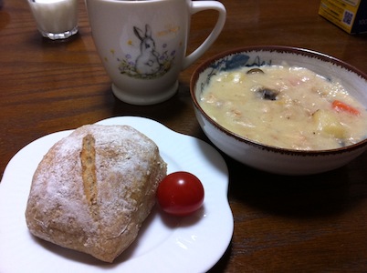 濃いシチュー。