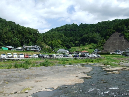 竹田の河川プール~原尻の滝~道の駅めぐり。