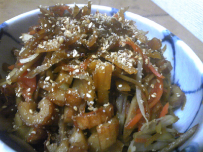 タアサイ、根菜。
