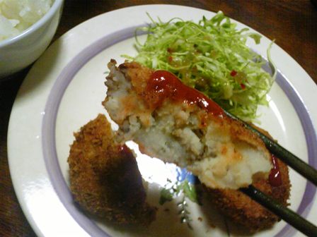 コロッケの三段活用。