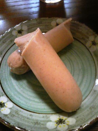 高級魚肉ソーセージ。