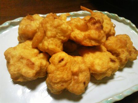大人好み。アレの天ぷら