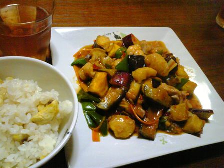 秋の八宝菜。