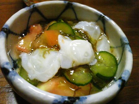 濃厚にして食べるシフォンケーキ。