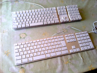 Macの新しいキーボード。