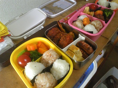 お見知り遠足お弁当。