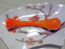 にんじんの骨(@_@)