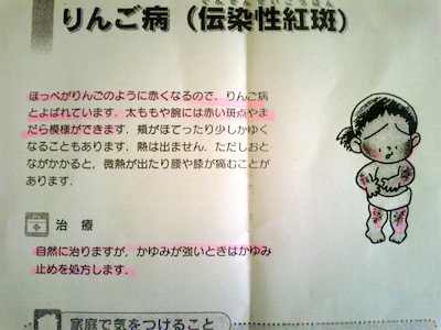 りんご病。