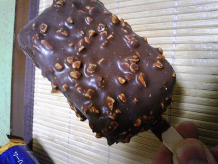 高級、ロイズのチョコアイス。