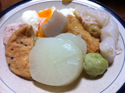 酒粕入りおでん。