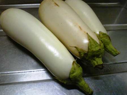 白なす三昧。