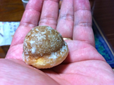 ミルク風味の鈴カステラ。