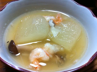 まだまだ食べる冬瓜。