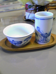 茶迎館で中国茶のひと時