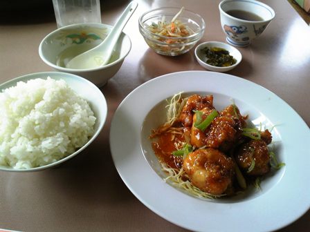長春で。