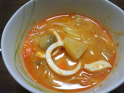 コールラビを柔らかく煮てみると。