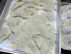ミニ餃子のはずが…
