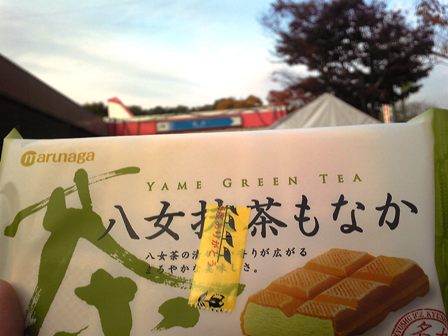 アイスを愛す会。八女で八女茶を。