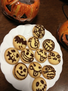 ハローウインのクッキー♪