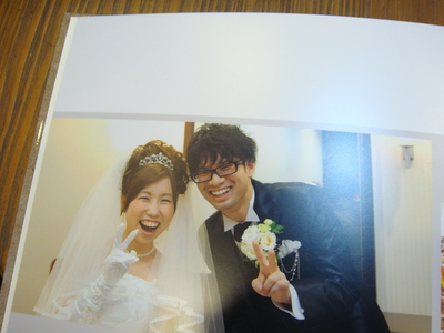 ドキドキの結婚写真!