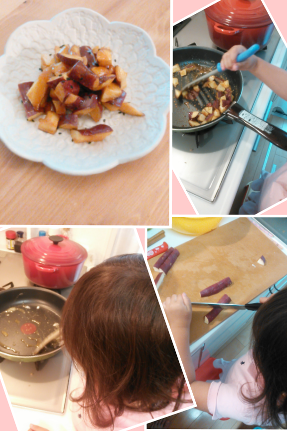 むすめとcooking。。。