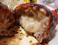 ツルピカふわふわハンバーグ(´0ノ`*)