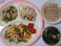 一昨日の夜ご飯( `3´ )