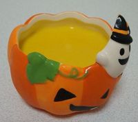 ハロウィンに濃厚かぼちゃプリン( ω )