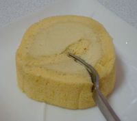 米粉のさつまいもロールケーキ( ´ω` )