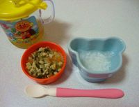 目やにトラブルと離乳食再開!!