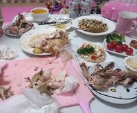 今年のクリスマスディナー( ω )