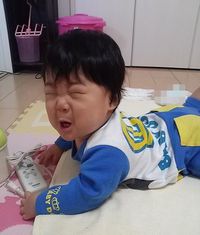たっちゃんの嘘泣き(´ノω・。)
