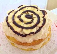 バナナチョコケーキヽ(^。^)ノ